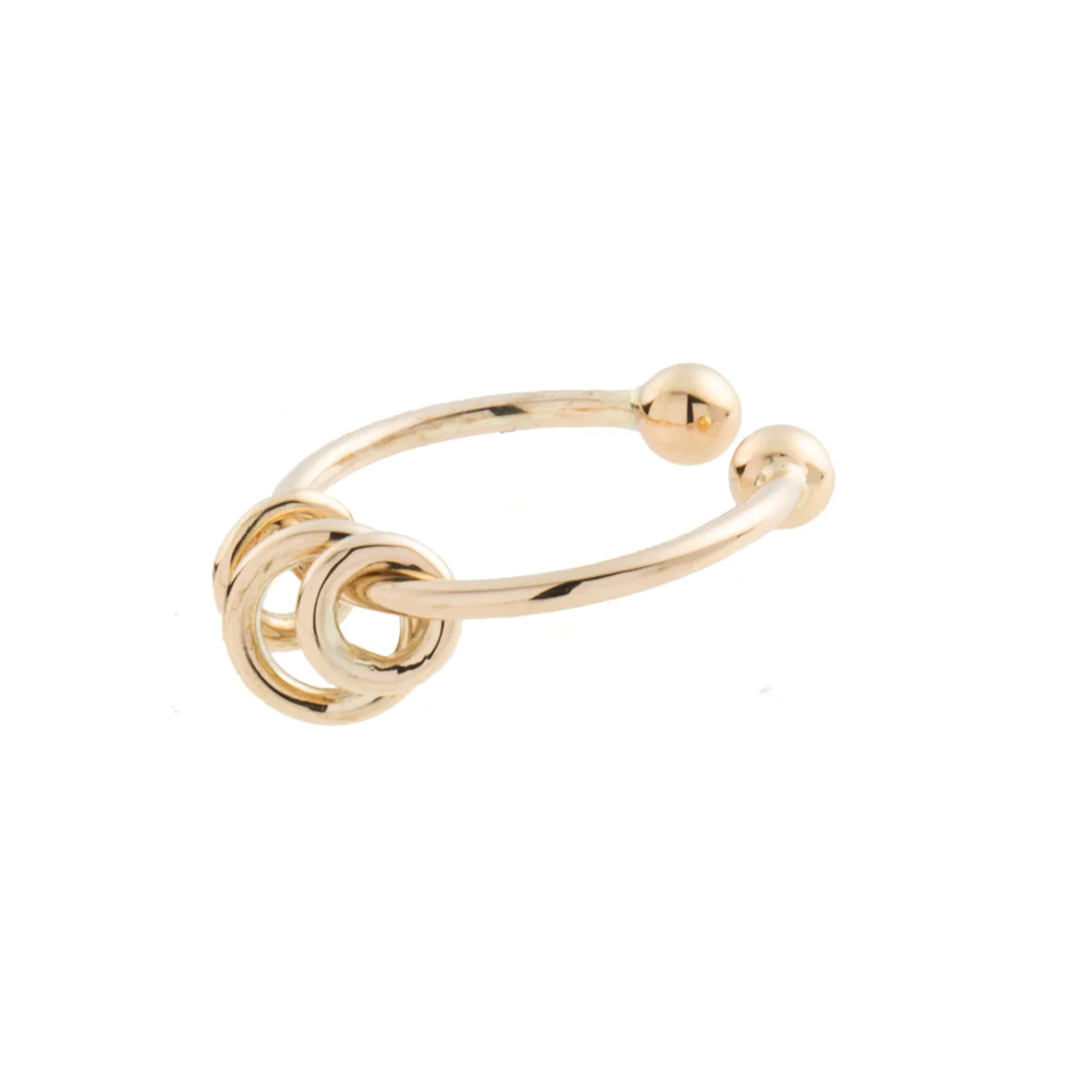 ALL ABOUT BASICS 3 Circles Ear Cuff - Image 4