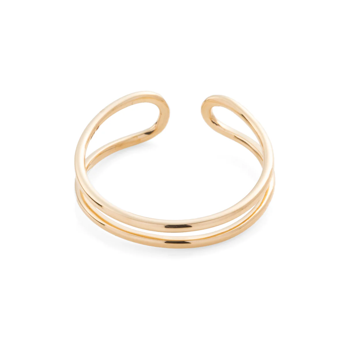 ALL ABOUT BASICS Double Line Ear Cuff - Image 4