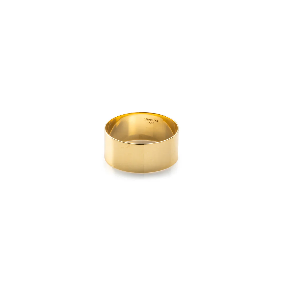 【Made-To-Order】18K ALL ABOUT BASICS Flat Wide Band Ring - Image 3