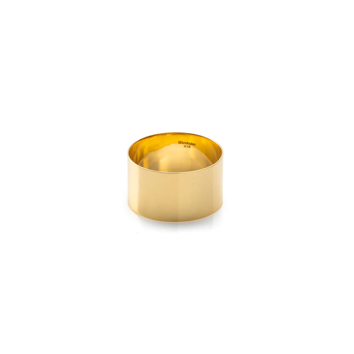 【Made-To-Order】18K ALL ABOUT BASICS Flat Wide Band Ring - Image 3
