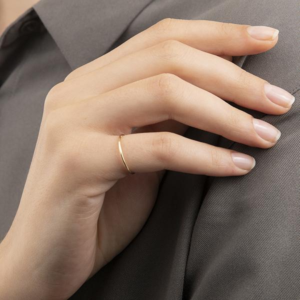 18K ALL ABOUT BASICS Promise Ring - Image 6