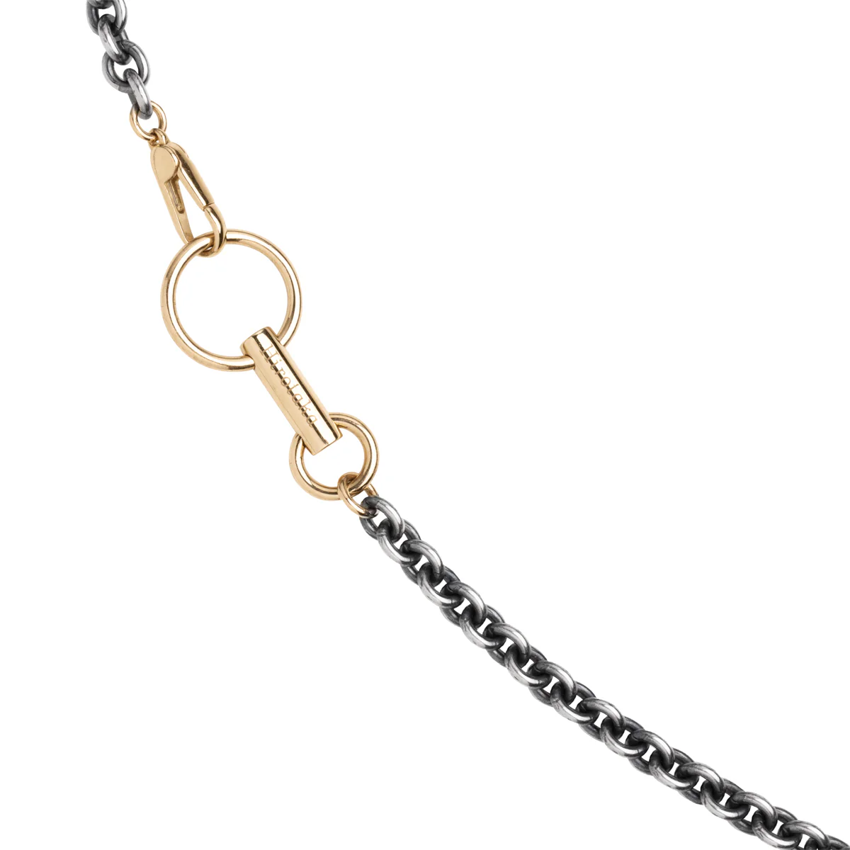PIPISTRELLO Double Ring Chain Necklace - Image 3
