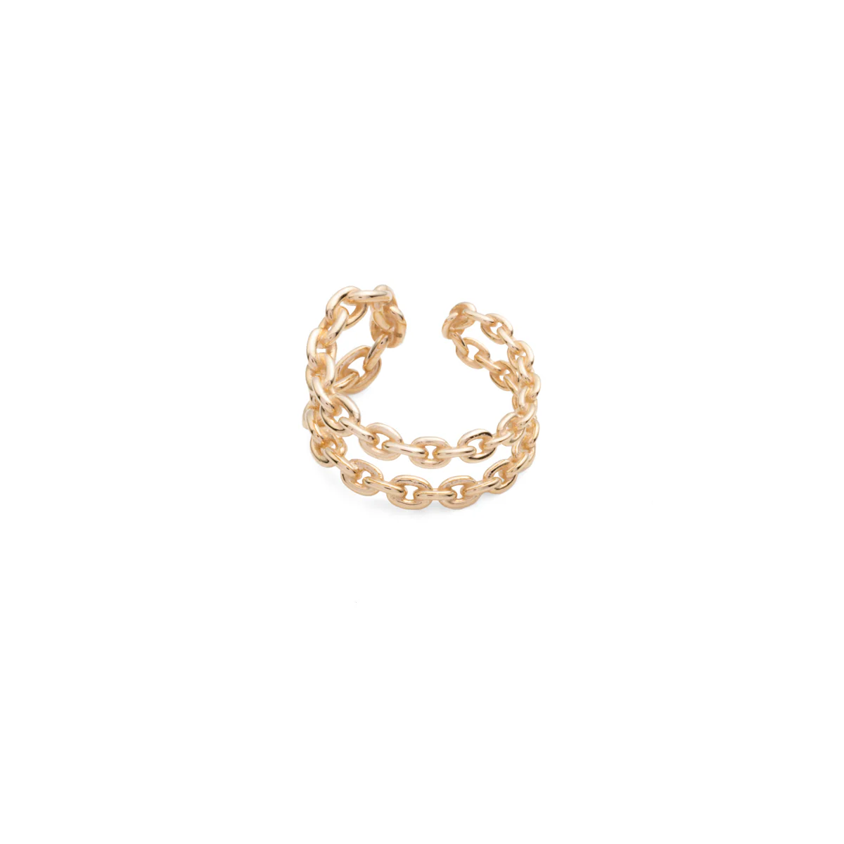ALL ABOUT BASICS Double Line Chain Ear Cuff Small size - Image 3