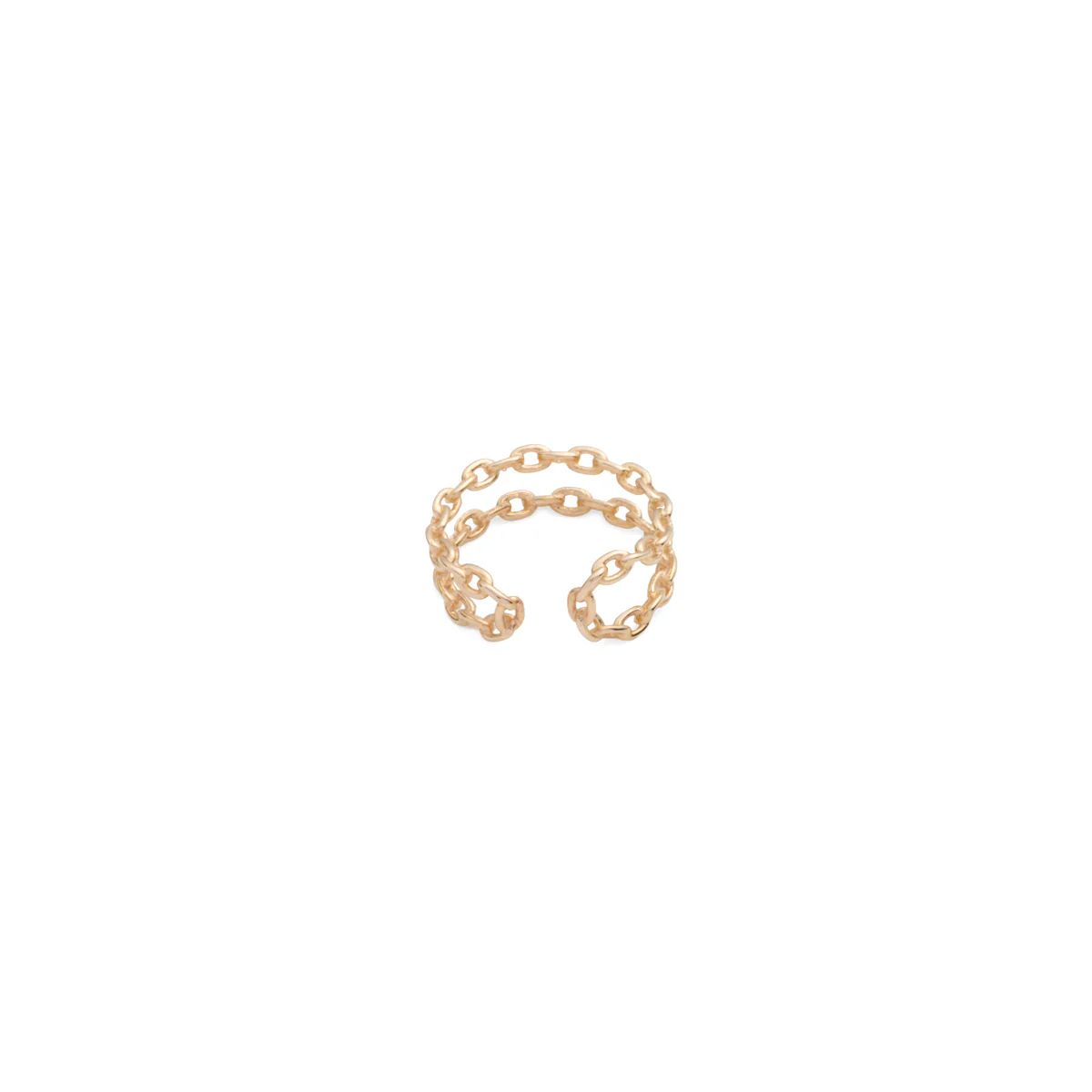 ALL ABOUT BASICS Double Line Chain Ear Cuff Small size - Image 4