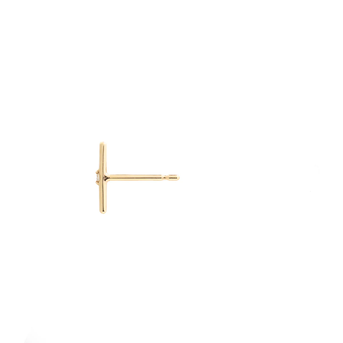 ALL ABOUT BASICS Diamond Bar Earring - Image 3