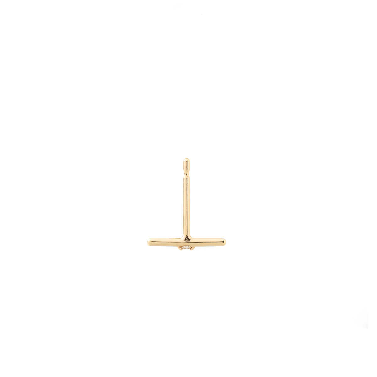 ALL ABOUT BASICS Diamond Bar Earring - Image 4