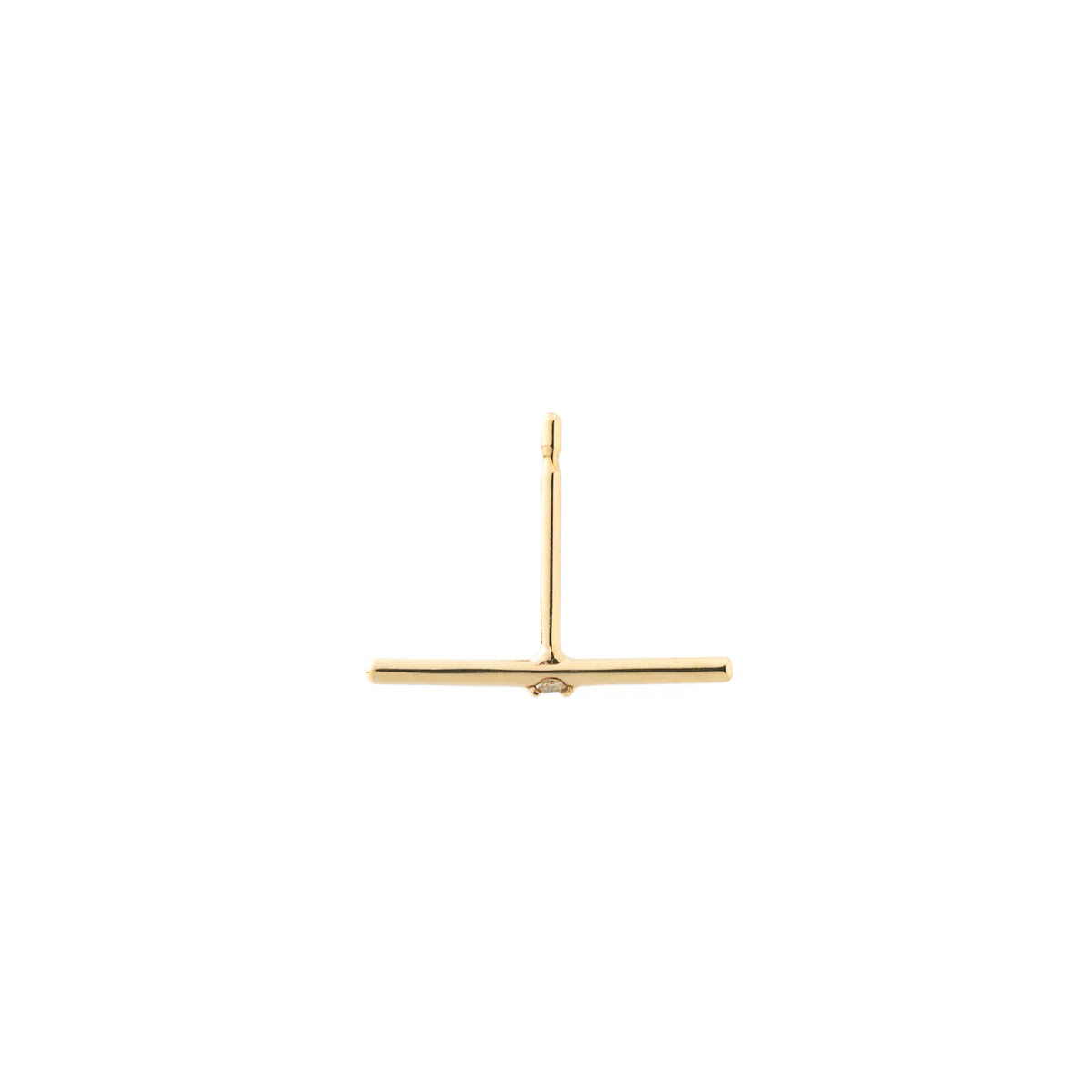 ALL ABOUT BASICS Diamond Bar Earring - Image 4