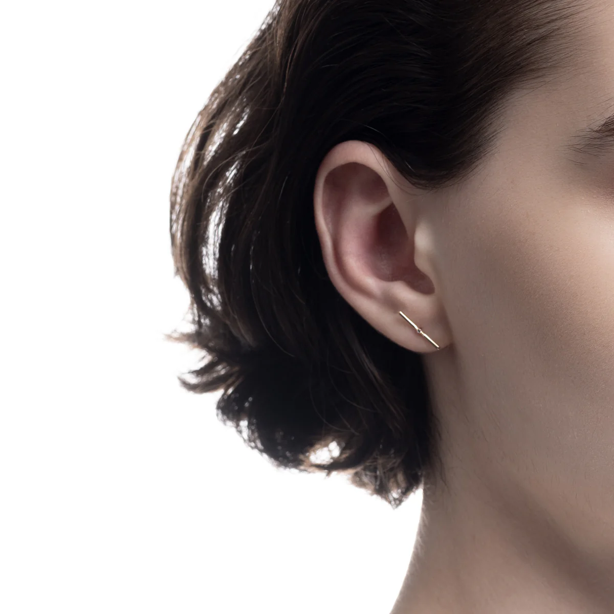 ALL ABOUT BASICS Diamond Bar Earring - Image 5