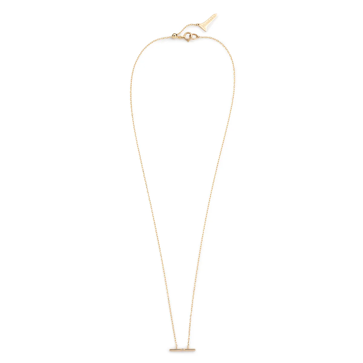ALL ABOUT BASICS Diamond  Bar Necklace - Image 3