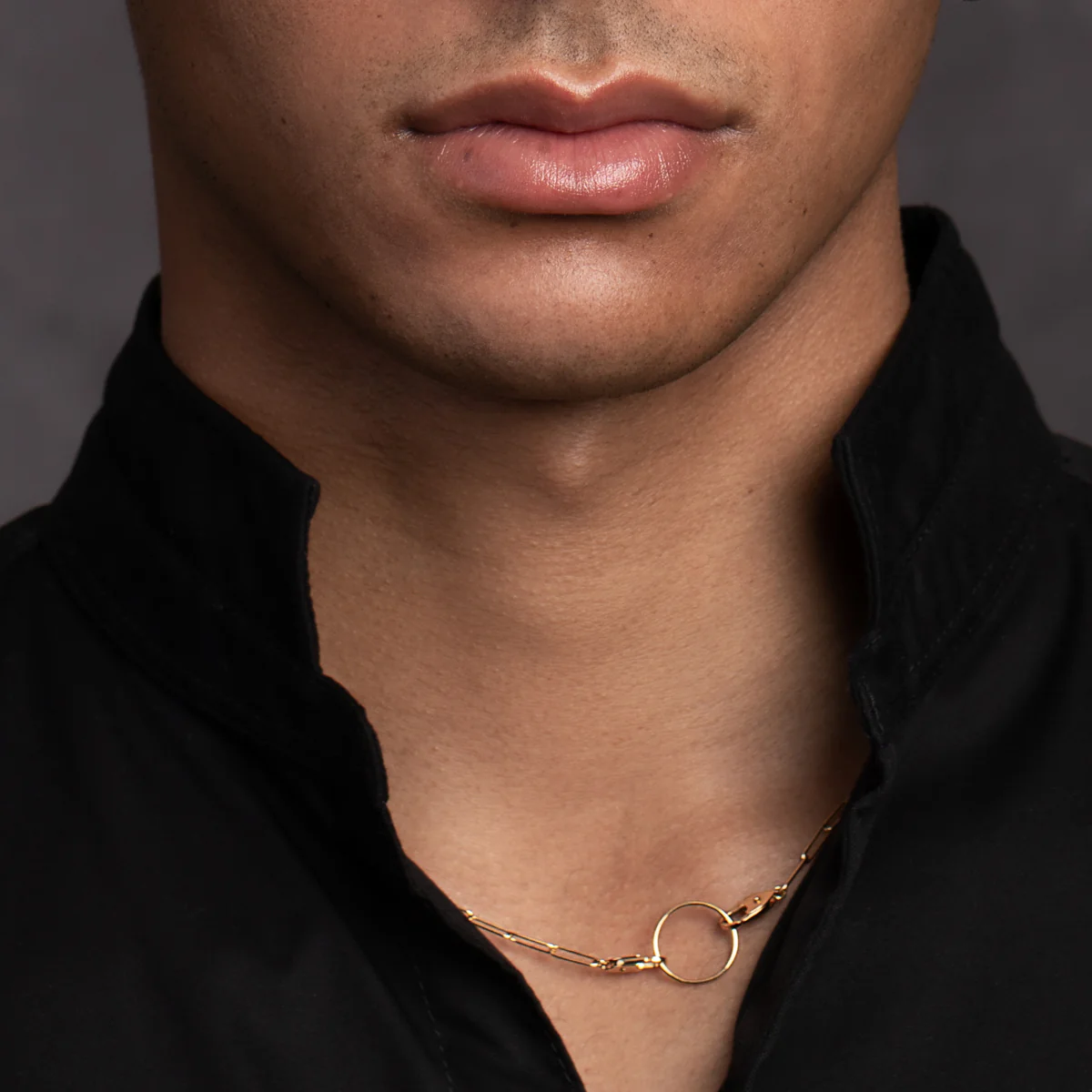 18K ALL ABOUT BASICS Ladder Chain Necklace - Image 8