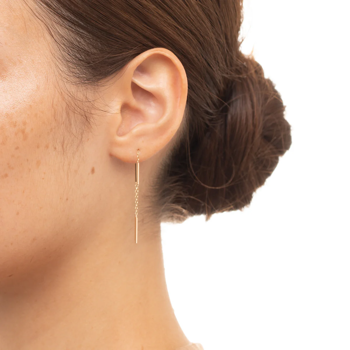 ALL ABOUT BASICS Toggle Chain Earring - Image 4