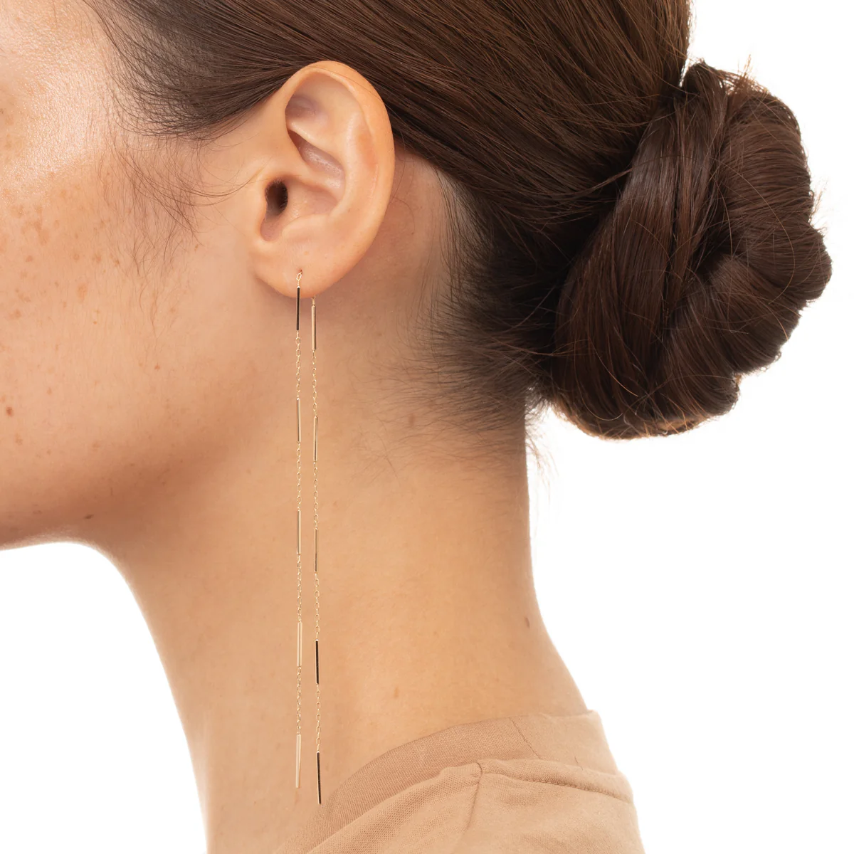 ALL ABOUT BASICS Toggle Chain Earring - Image 4