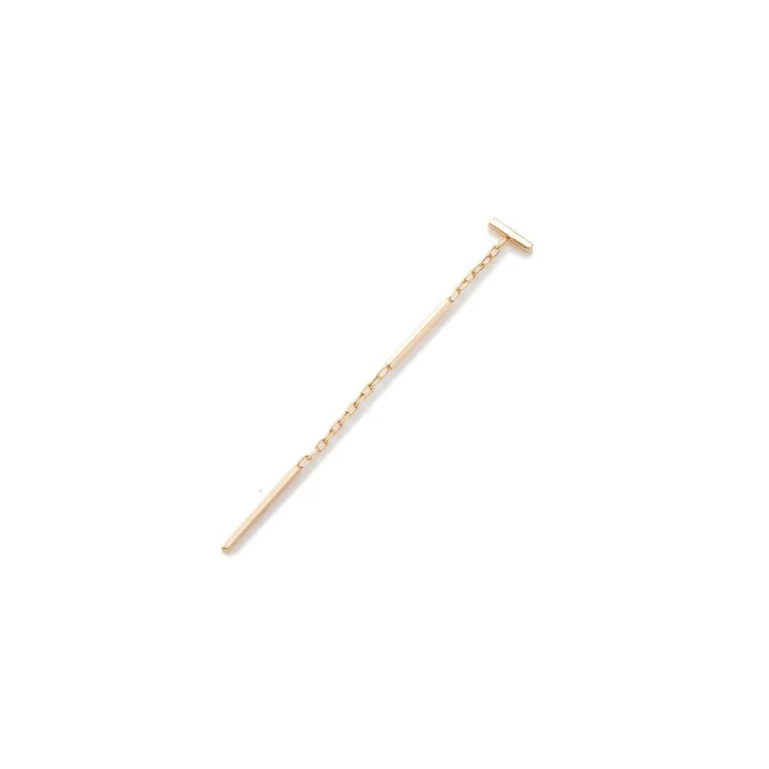 ALL ABOUT BASICS Toggle Chain Earring - Image 3