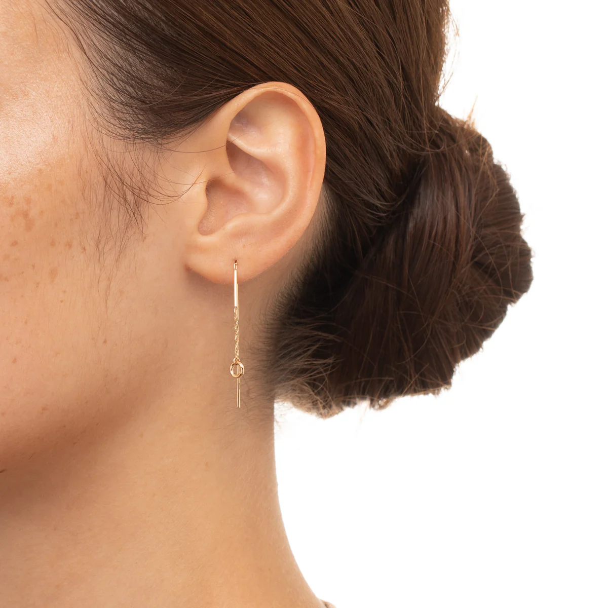 ALL ABOUT BASICS Toggle Chain Earring - Image 4