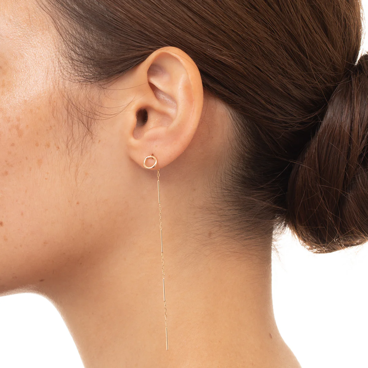 ALL ABOUT BASICS Toggle Chain Earring - Image 5