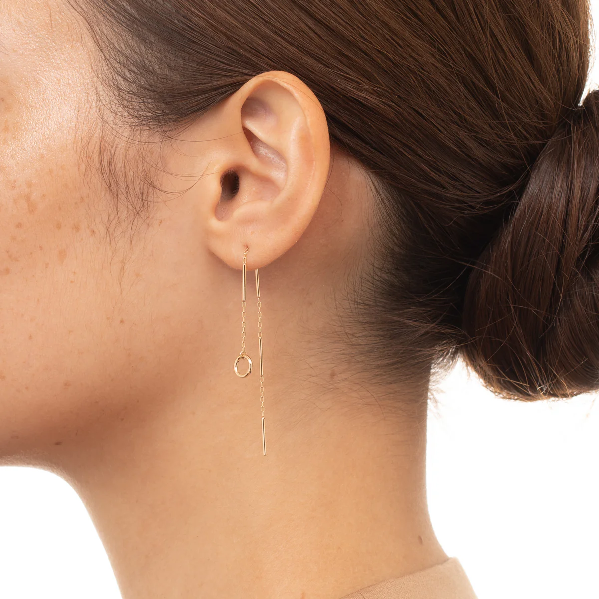 ALL ABOUT BASICS Toggle Chain Earring - Image 6