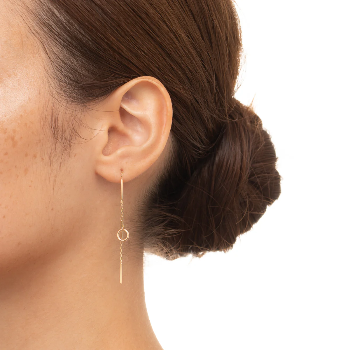 ALL ABOUT BASICS Toggle Chain Earring - Image 7