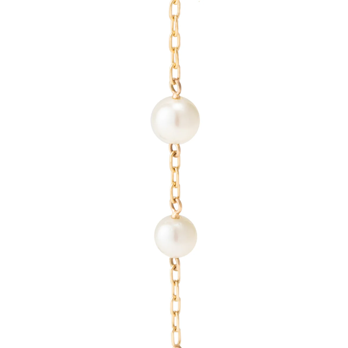 ALL ABOUT BASICS Toggle Akoya Pearl Chain Earring - Image 3