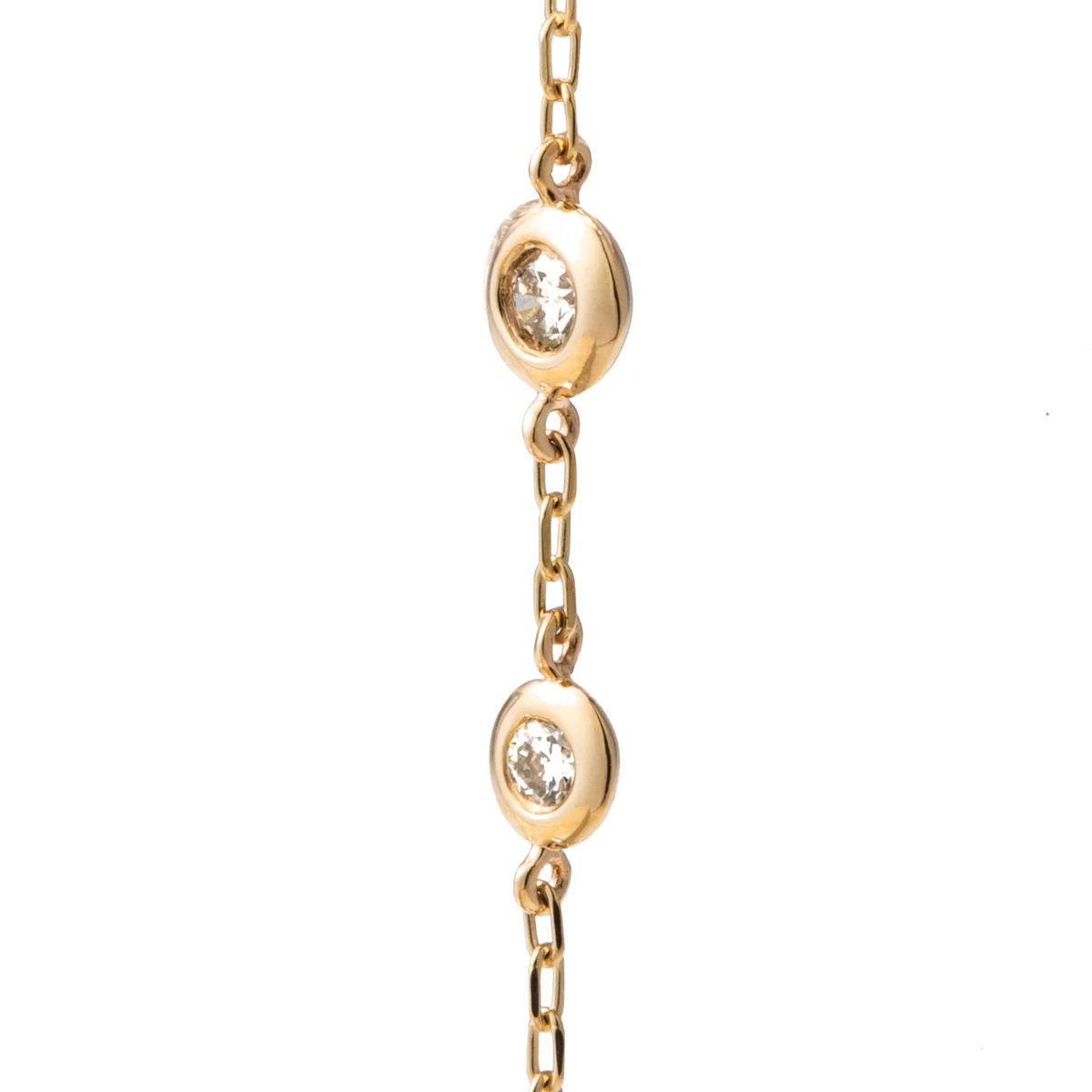 ALL ABOUT BASICS Toggle Diamond Chain Earring - Image 3