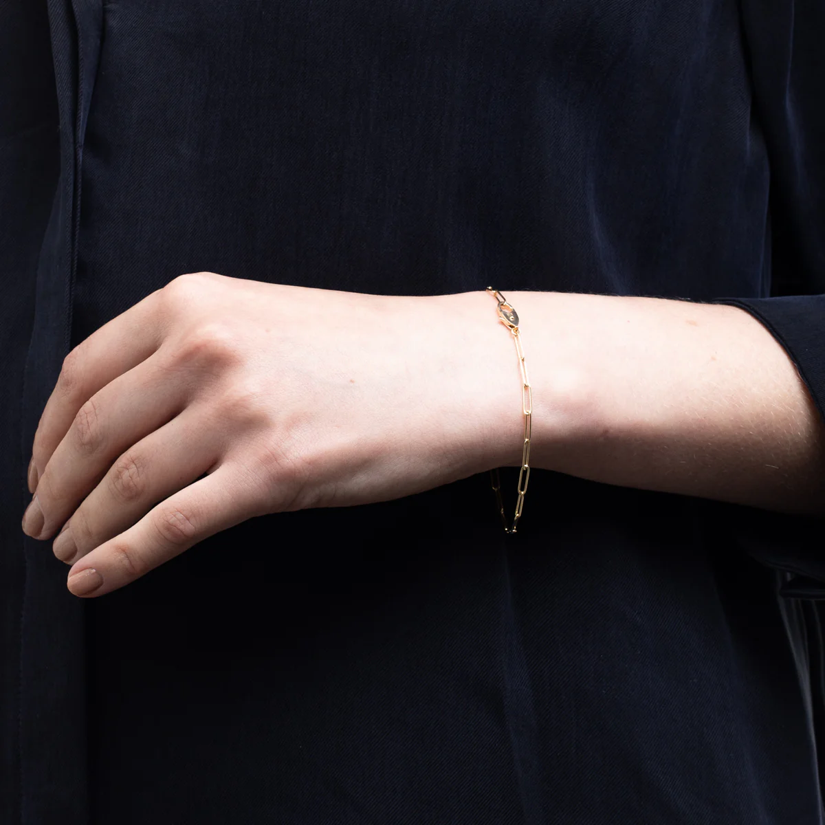 18K ALL ABOUT BASICS Chain Bracelet - Image 5