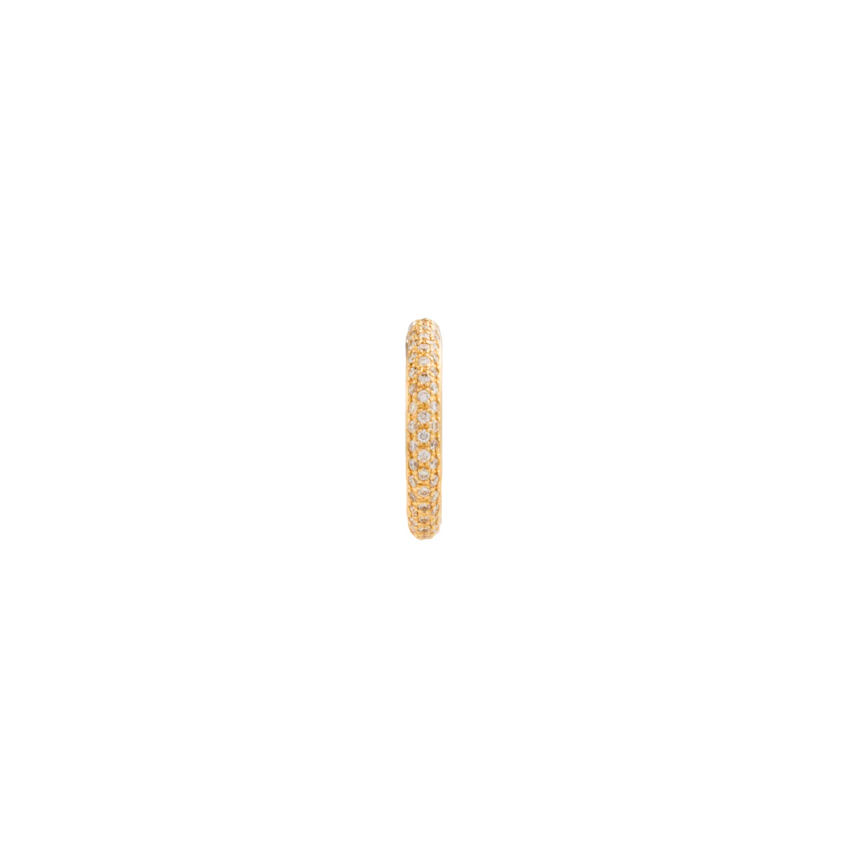 【Made-To-Order】 18K ALL ABOUT BASICS 3-Row Pavé Diamond Ear Cuff Medium size - Image 3