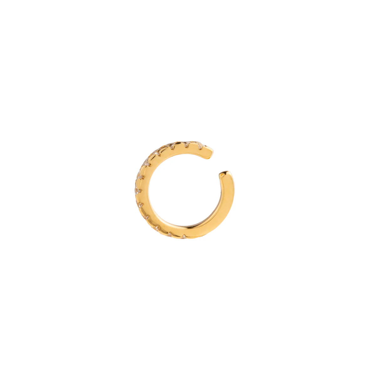【Made-To-Order】 18K SHARK TEETH Diamond Ear Cuff Medium size - Image 5