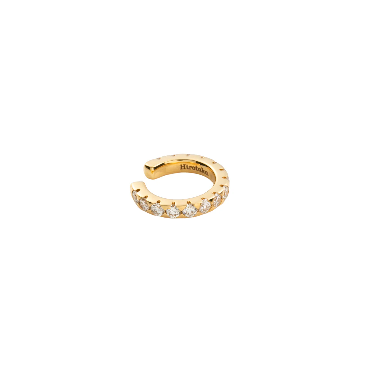 【Made-To-Order】 18K SHARK TEETH Diamond Ear Cuff Small size - Image 3