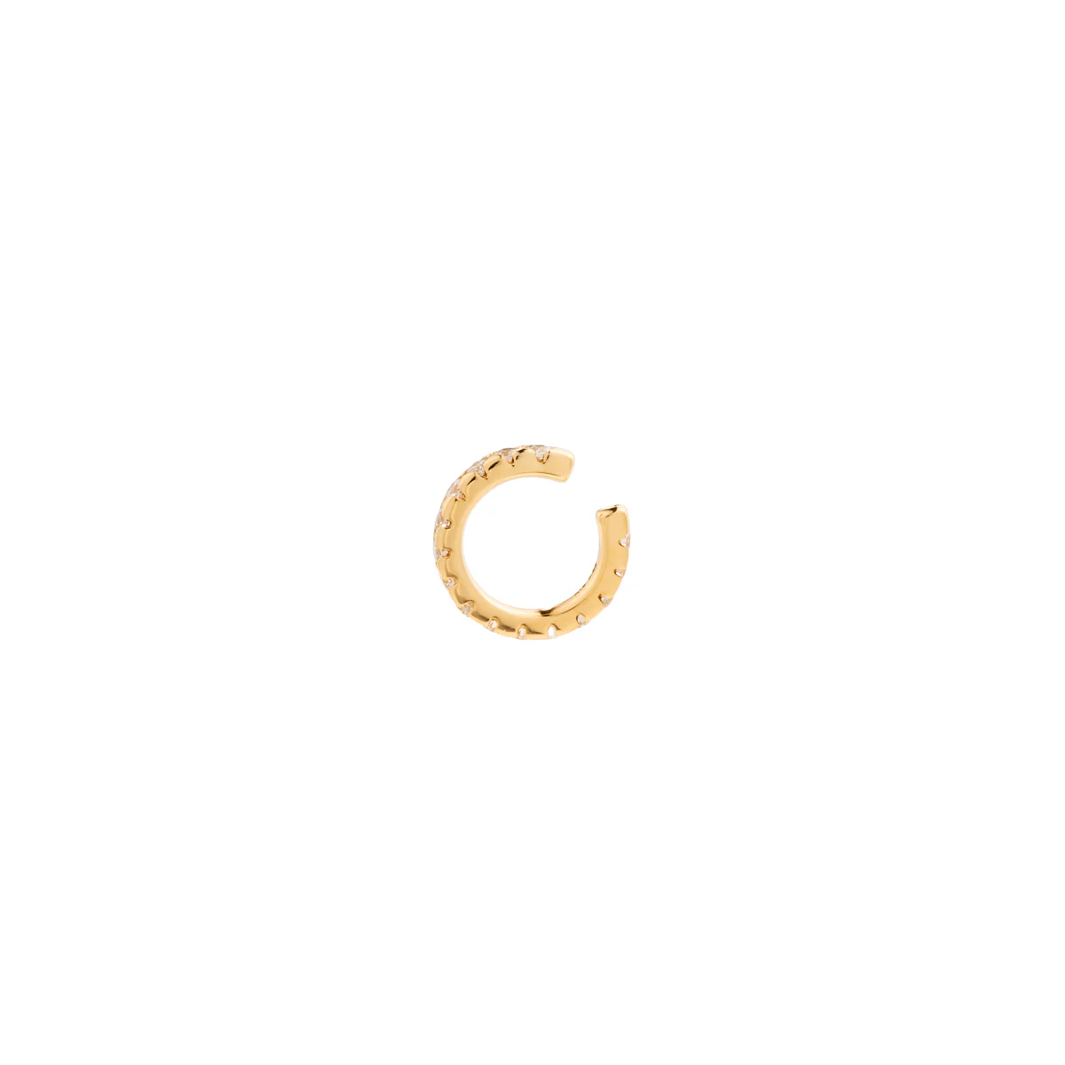 【Made-To-Order】 18K SHARK TEETH Diamond Ear Cuff Small size - Image 5
