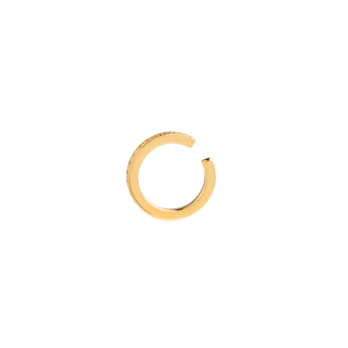 【Made-To-Order】 18K ALL ABOUT BASICS Diamond Ear Cuff Medium size - Image 5