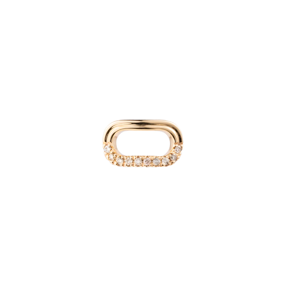 BELUGA Oblong Diamond Earring - Image 3