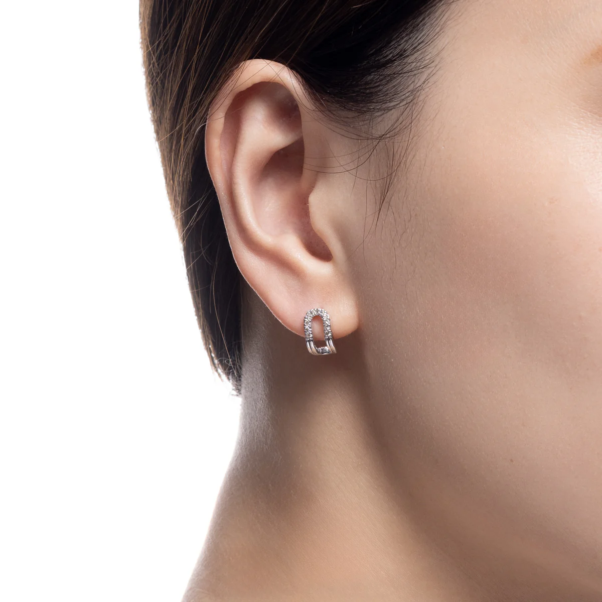 BELUGA Oblong Diamond Earring - Image 5
