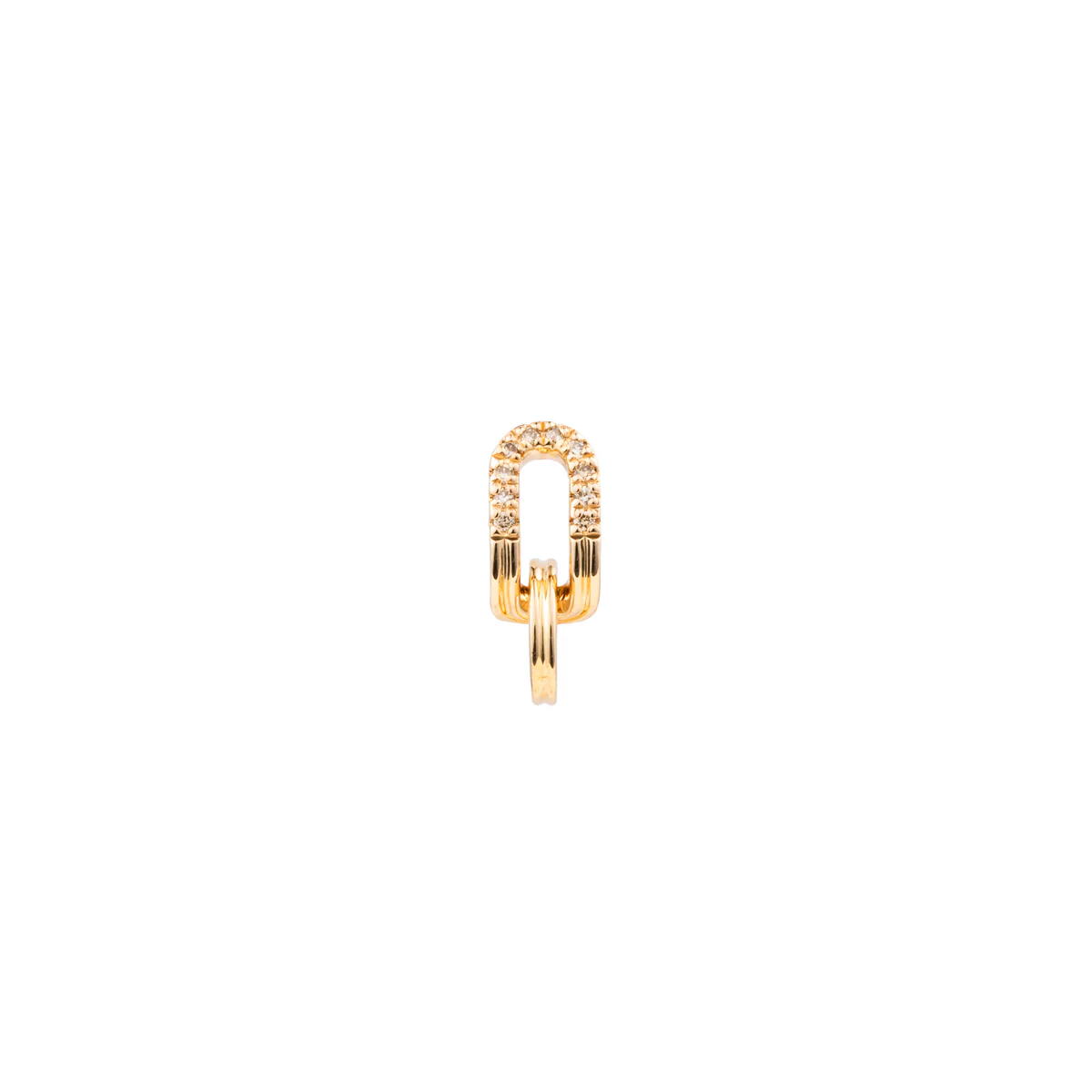 BELUGA Oblong Diamond Earring - Image 3