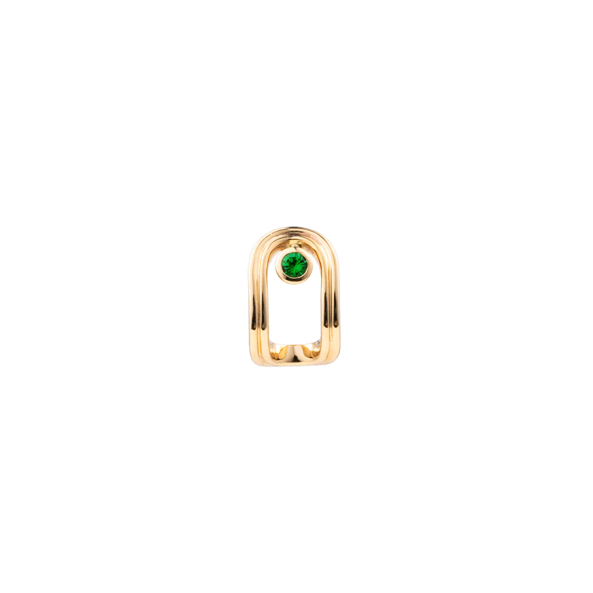 BELUGA Oblong Green Garnet Earring - Image 3
