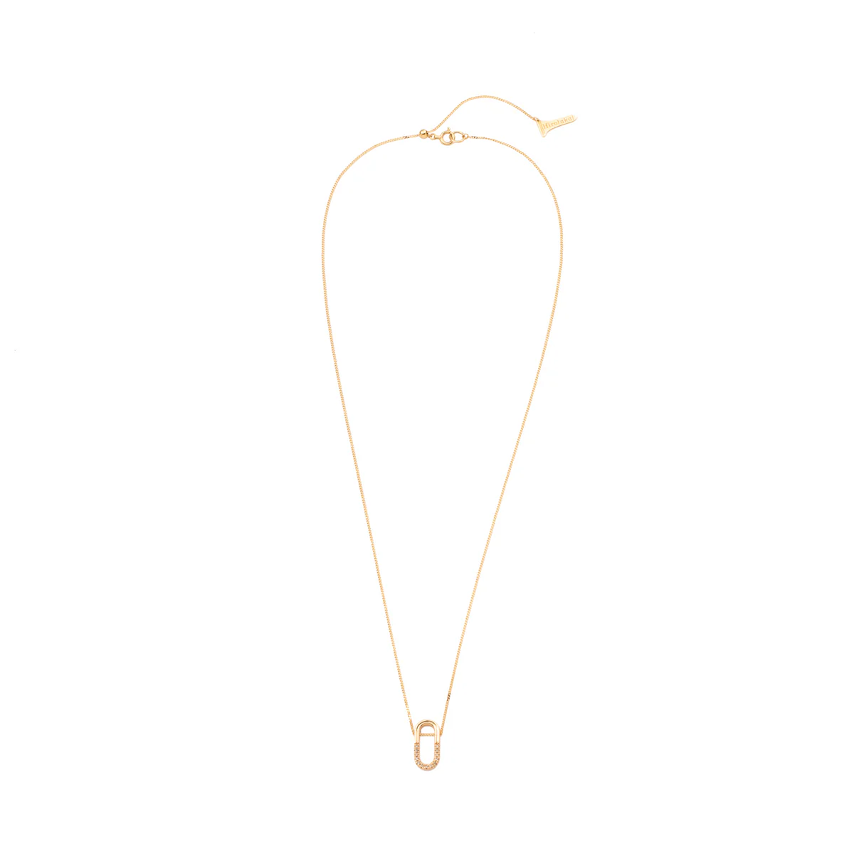 BELUGA Oblong Diamond Necklace - Image 3