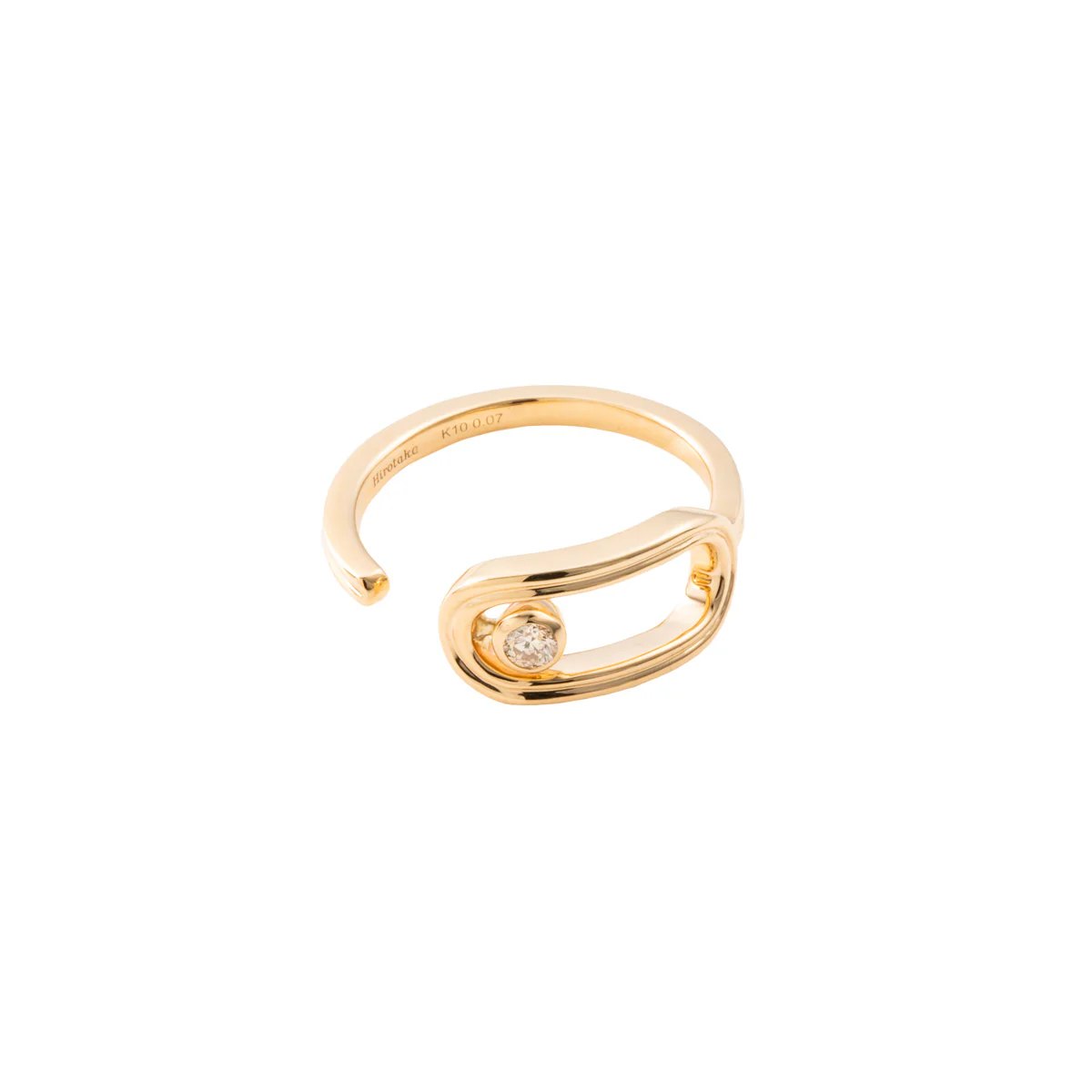 【Made-To-Order】 BELUGA Oblong Diamond Ring - Image 4