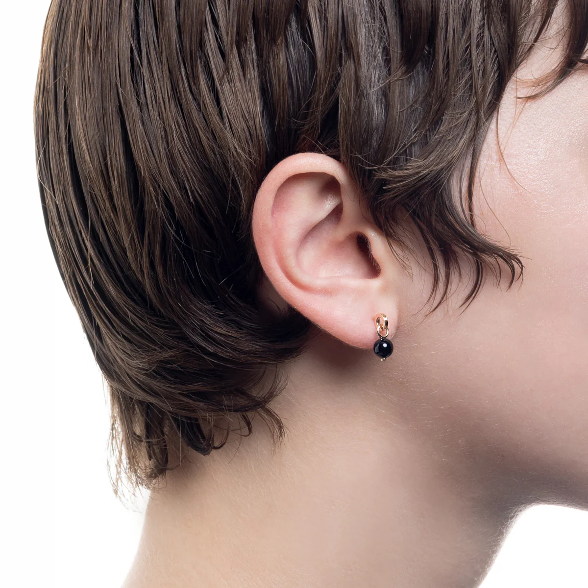 Mini BELUGA Onyx Earring - Image 2