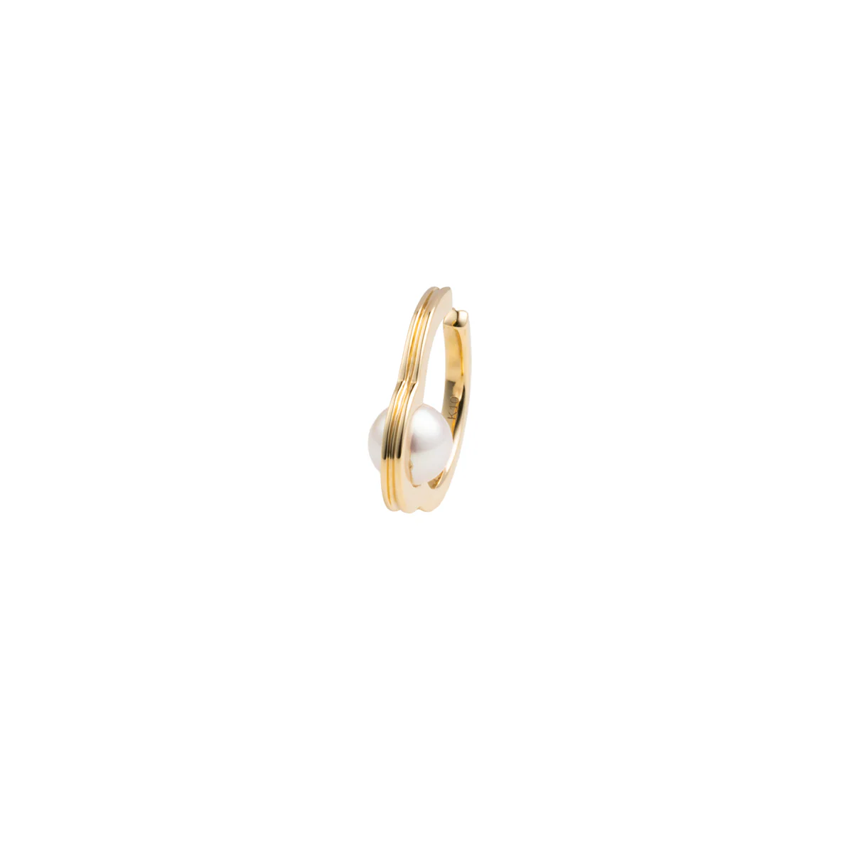 Mini BELUGA Akoya Pearl Ear Cuff - Image 4