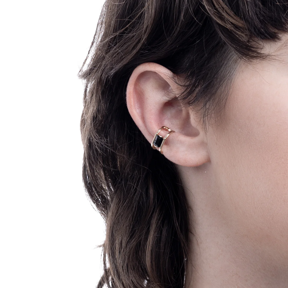 BIRD OF PARADISE Onyx Ear Cuff - Image 5