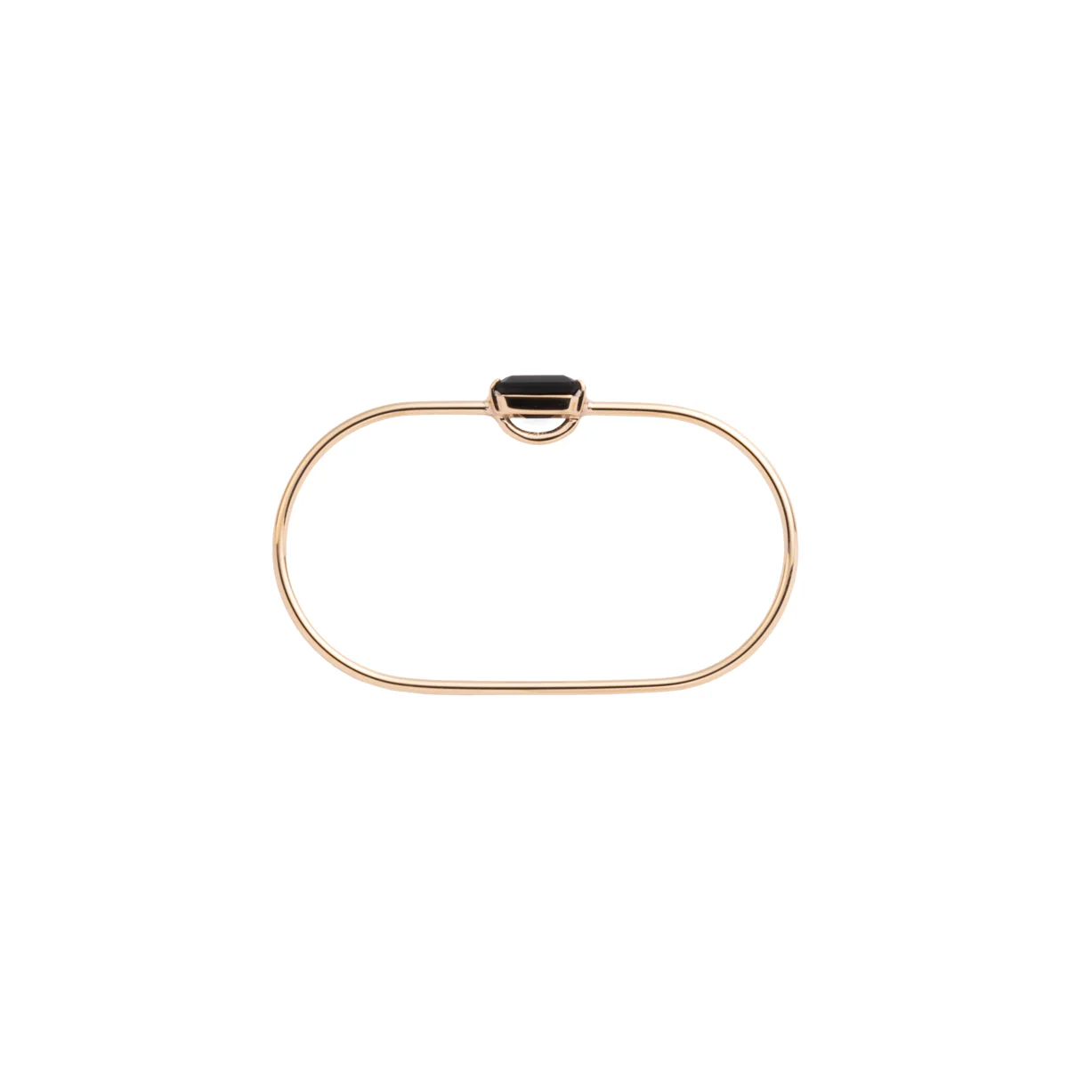 BIRD OF PARADISE Onyx Double Finger Ring - Image 3