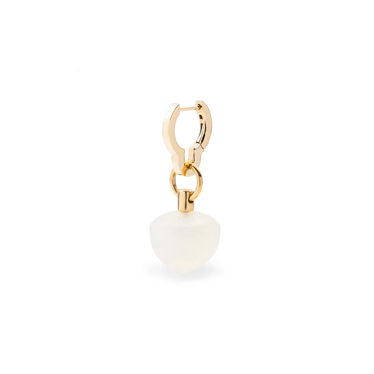 BIRD OF PARADISE Charm, White Chalcedony - Image 2
