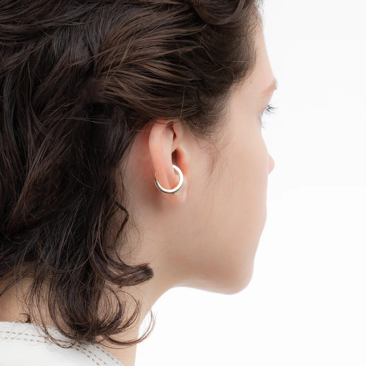 BIRD OF PARADISE Ear Cuff w/ Cabochon Moonstone - Image 6
