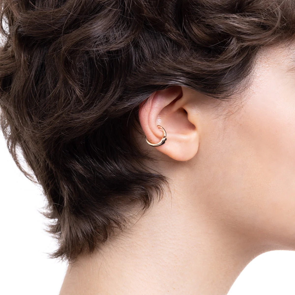 BIRD OF PARADISE Ear Cuff in Jet Black - Image 5