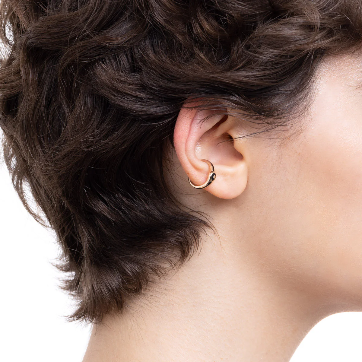 BIRD OF PARADISE Ear Cuff in Jet Black - Image 5