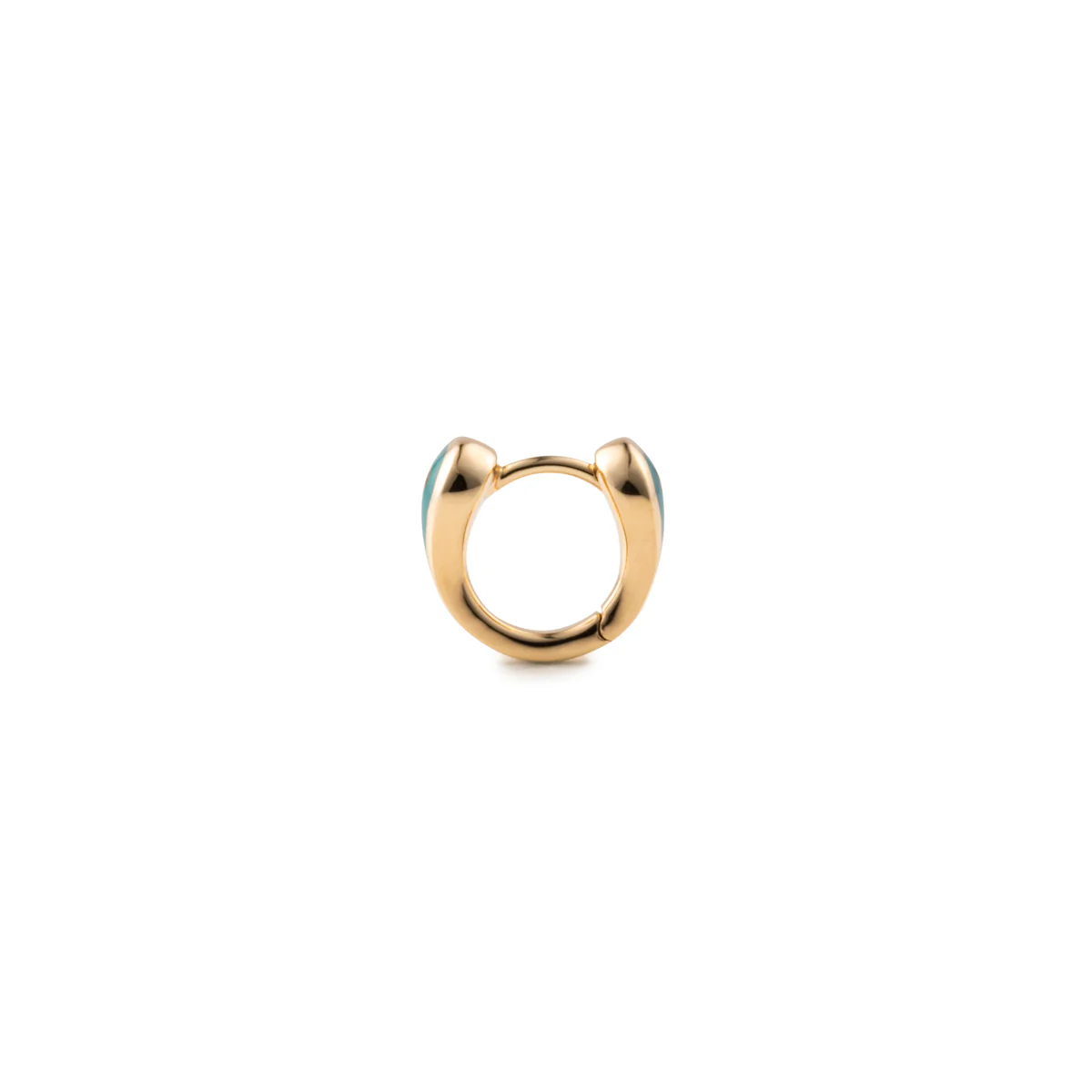 BIRD OF PARADISE Hoop Earring in Izmir Blue - Image 4
