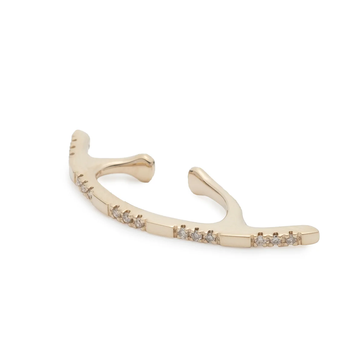 BOW Diamond Ear Cuff Large size - Image 4