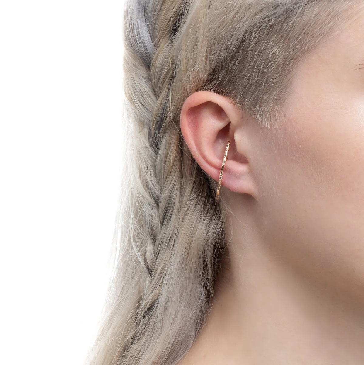 BOW Diamond Ear Cuff Large size - Image 5