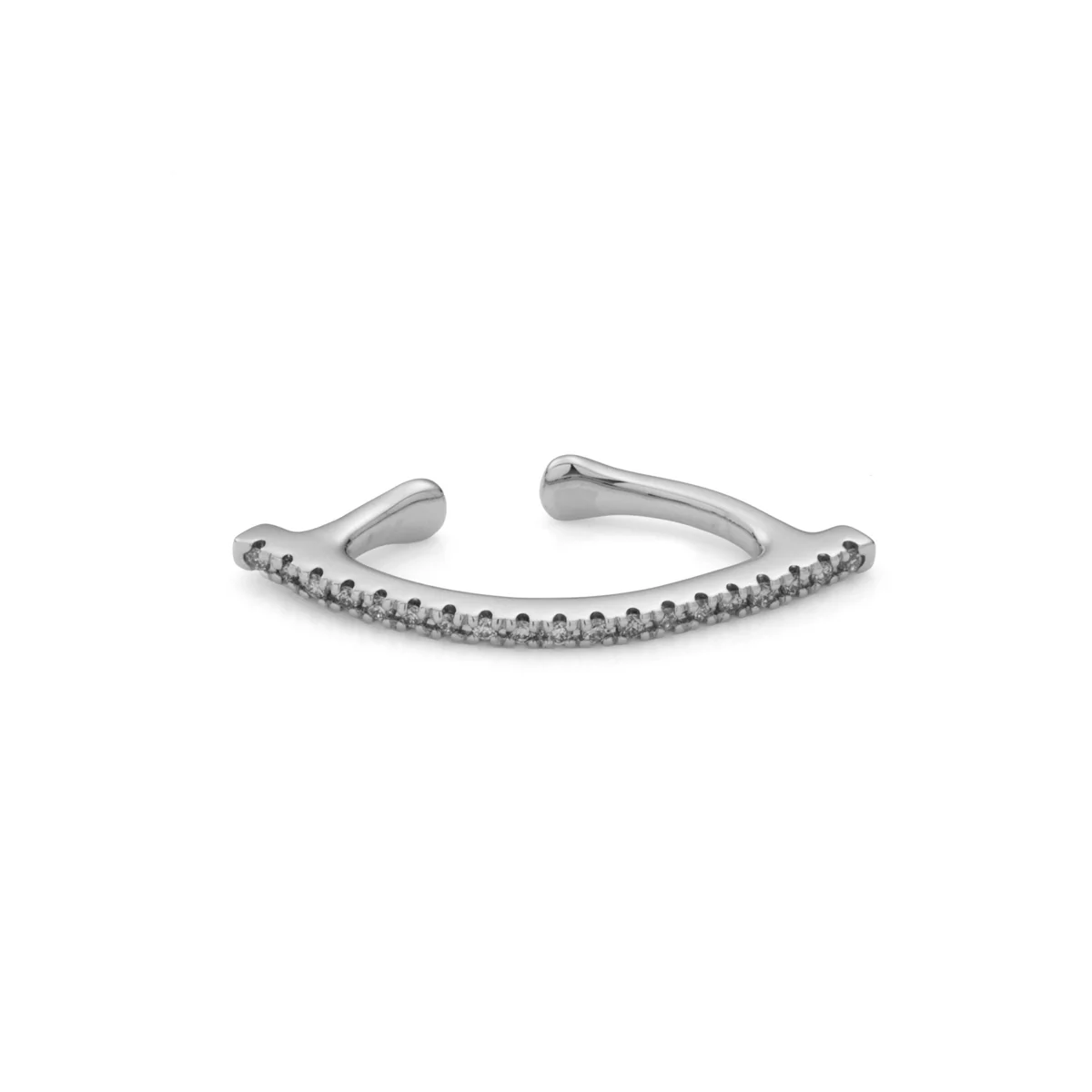 BOW Diamond Ear Cuff - Image 4