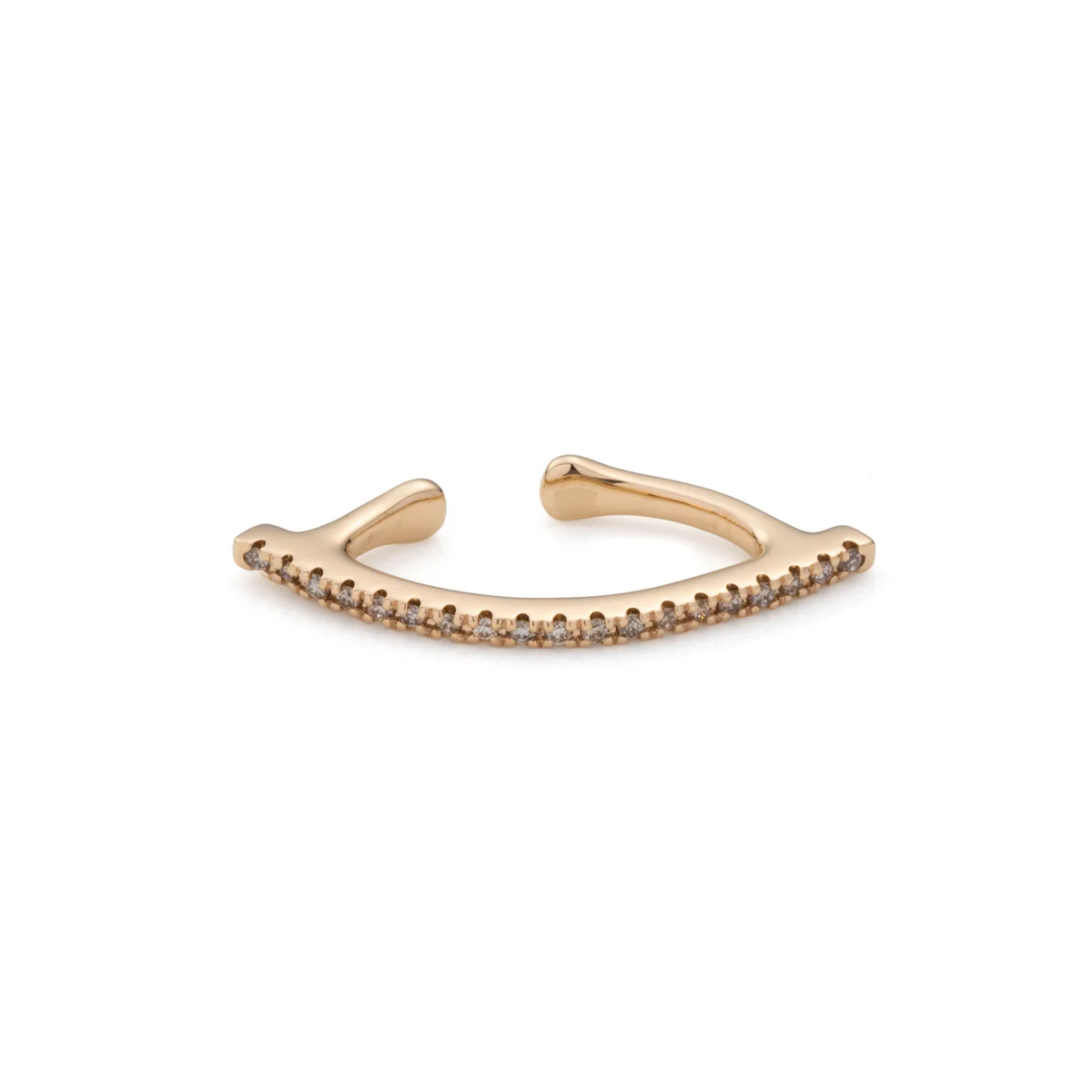 BOW Diamond Ear Cuff - Image 4