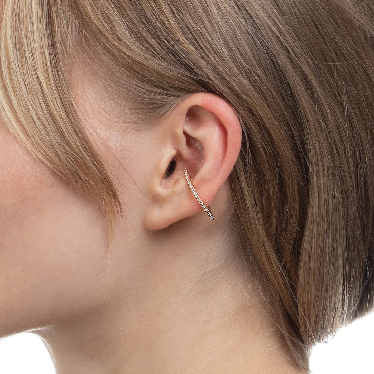 BOW Diamond Ear Cuff - Image 5