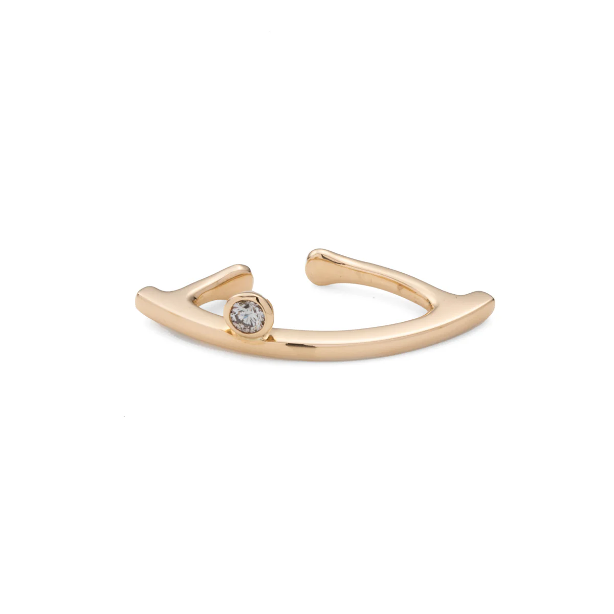 BOW Diamond Ear Cuff - Image 3